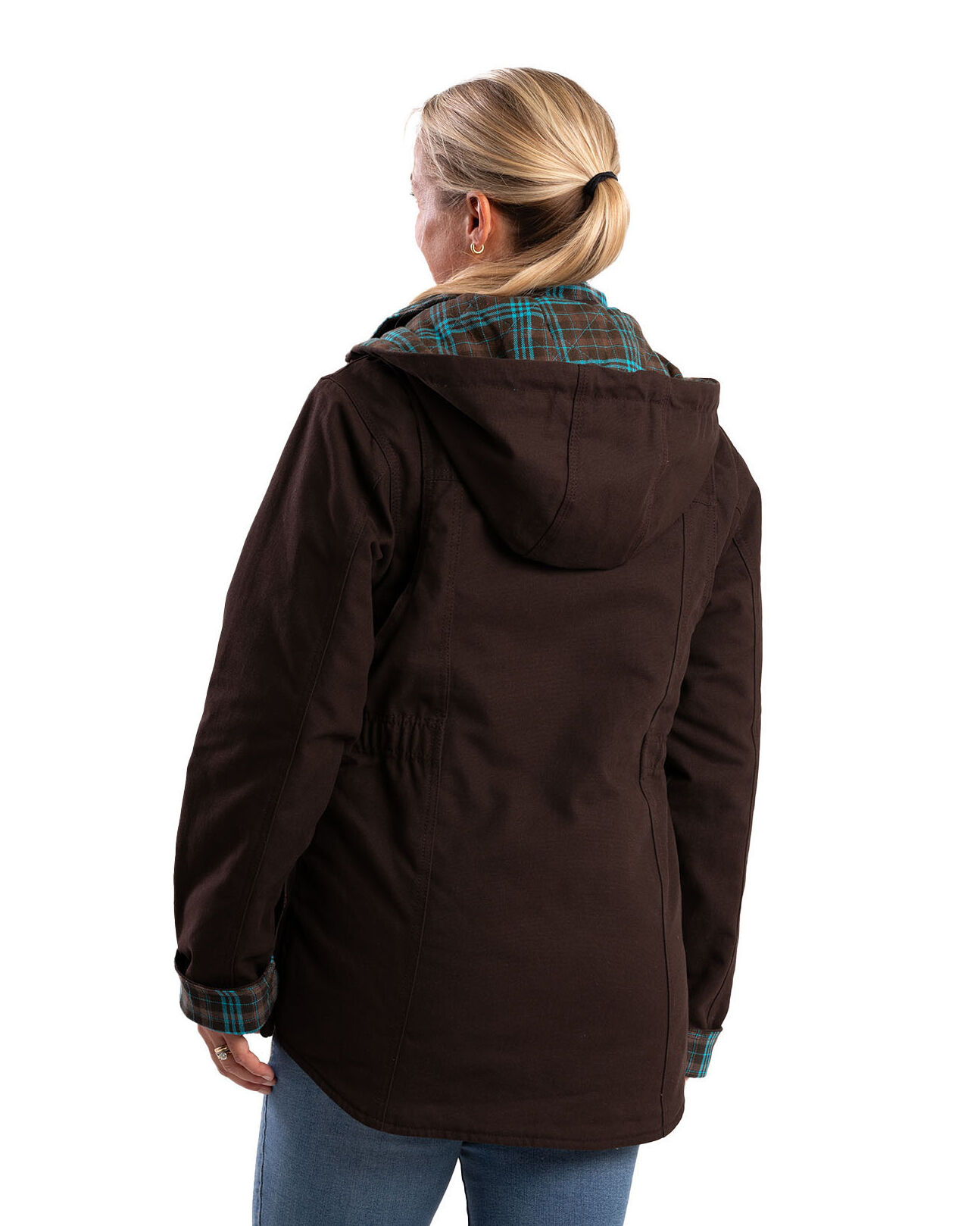 Berne Women's Barn Coat in Dark Brown