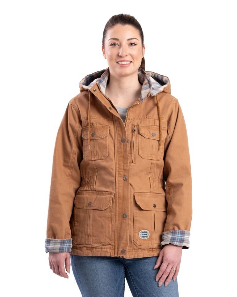 Berne Women's Vintage Washed Duck Barn Coat