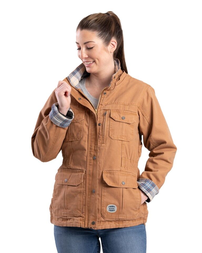 Berne Women's Vintage Washed Duck Barn Coat
