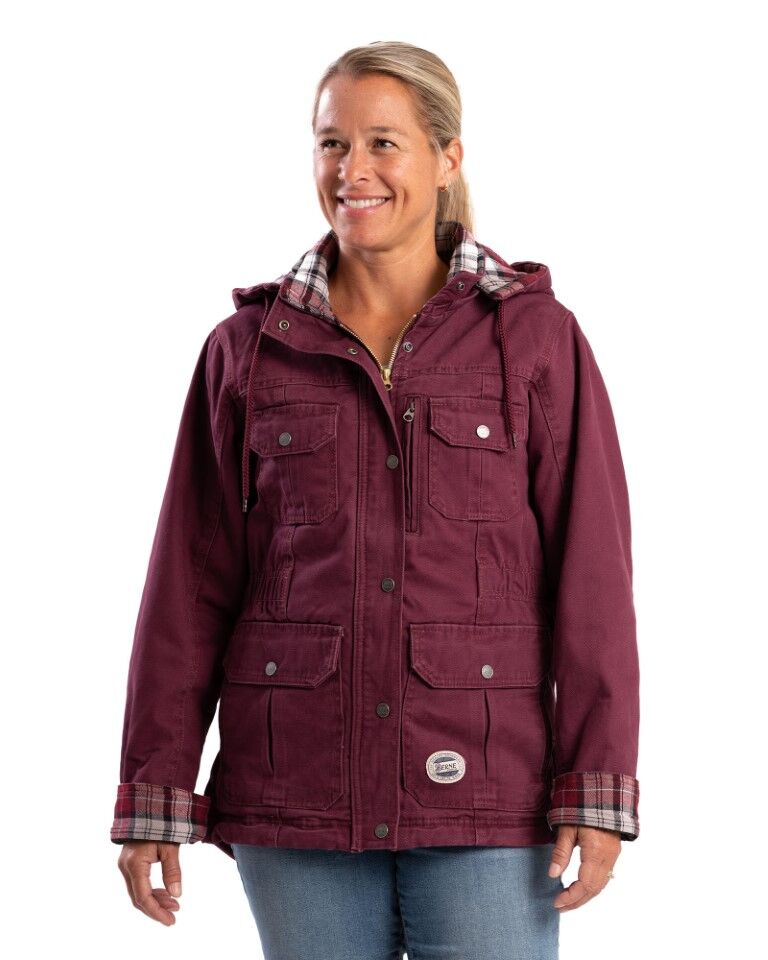 Berne Women's Vintage Washed Duck Barn Coat