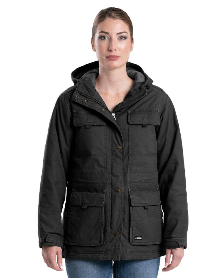 Berne Women's Softstone Washed Duck Utility Coat