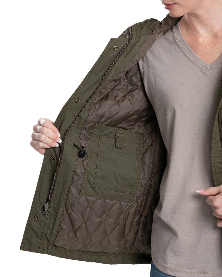 Berne Women's Softstone Washed Duck Utility Coat