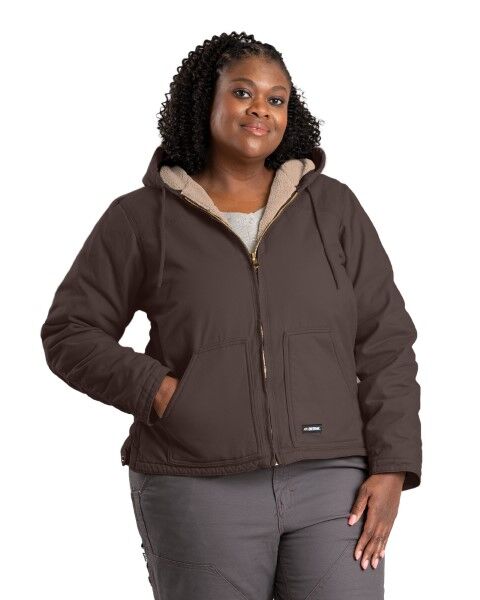 Berne Women's Softstone Hooded Coat in Tuscan