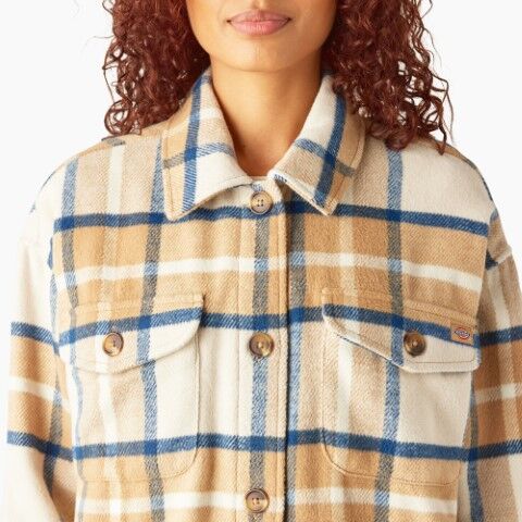 Dickies Women's Oversized Shirt Jacket