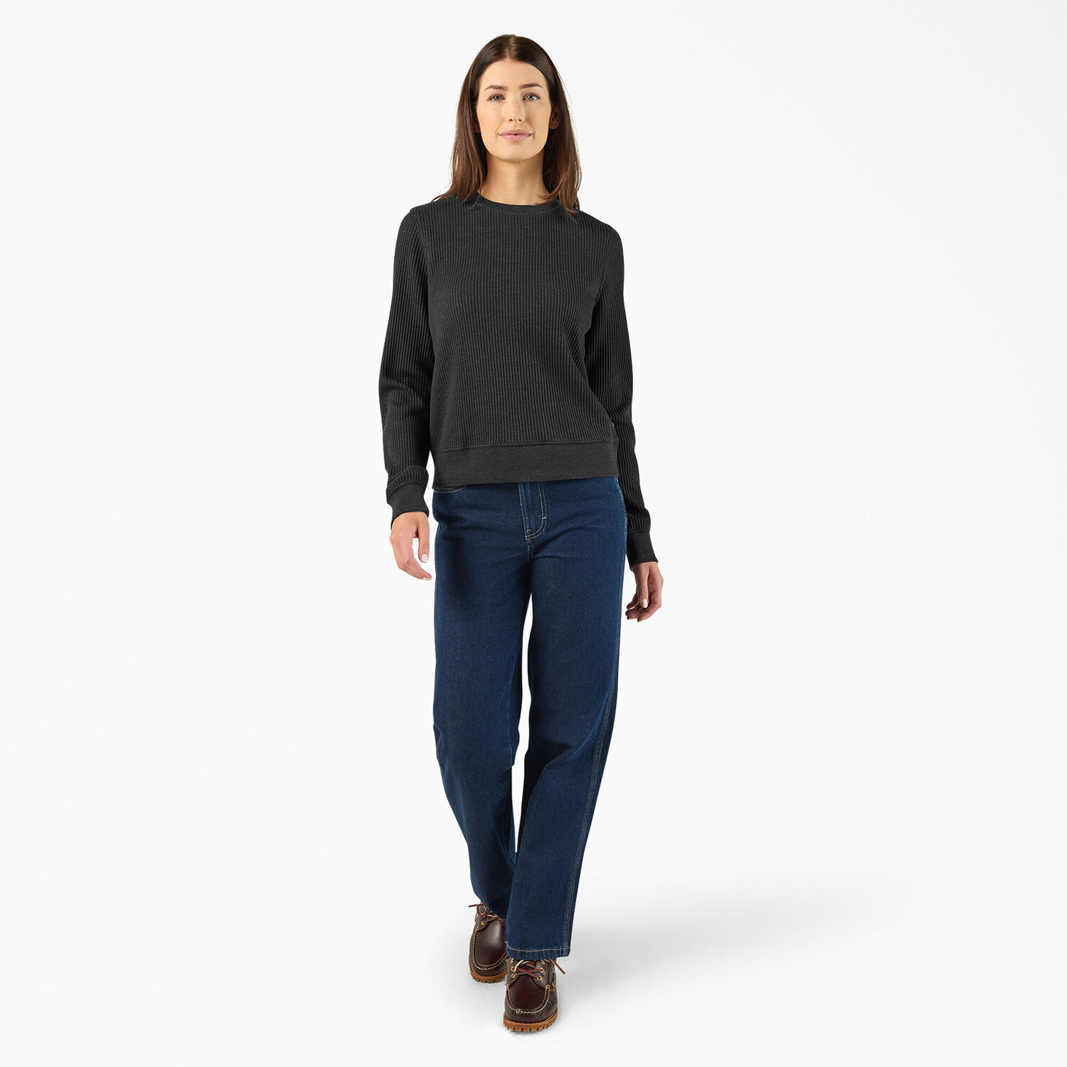 Dickies Women's Thermal Crewneck Shirt