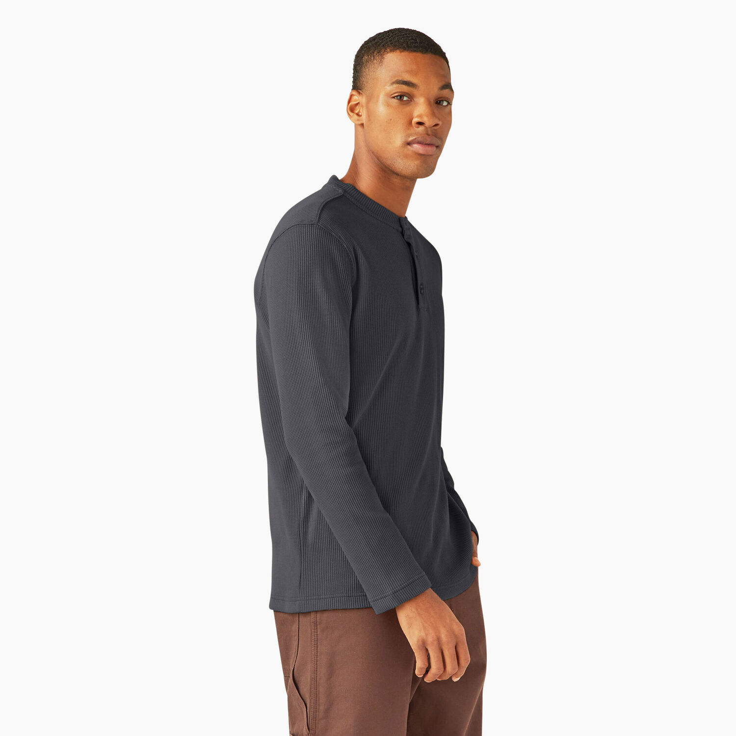 Dickies Men's Henley Thermal Shirt
