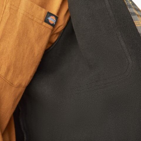 Dickies Men's Relaxed Fit Shirt Jacket in Charcoal