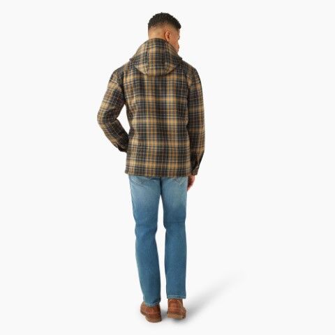 Dickies Men's Relaxed Fit Shirt Jacket in Charcoal