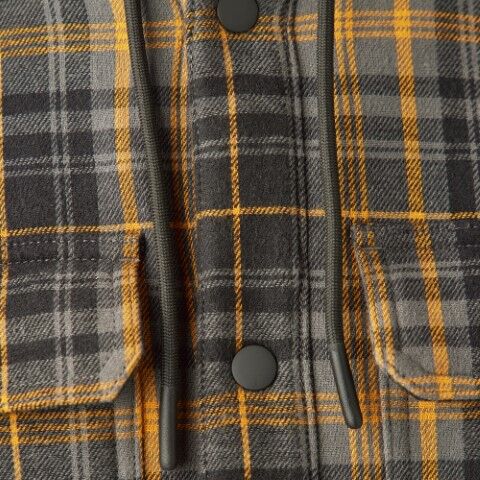 Dickies Men's Relaxed Fit Shirt Jacket in Charcoal