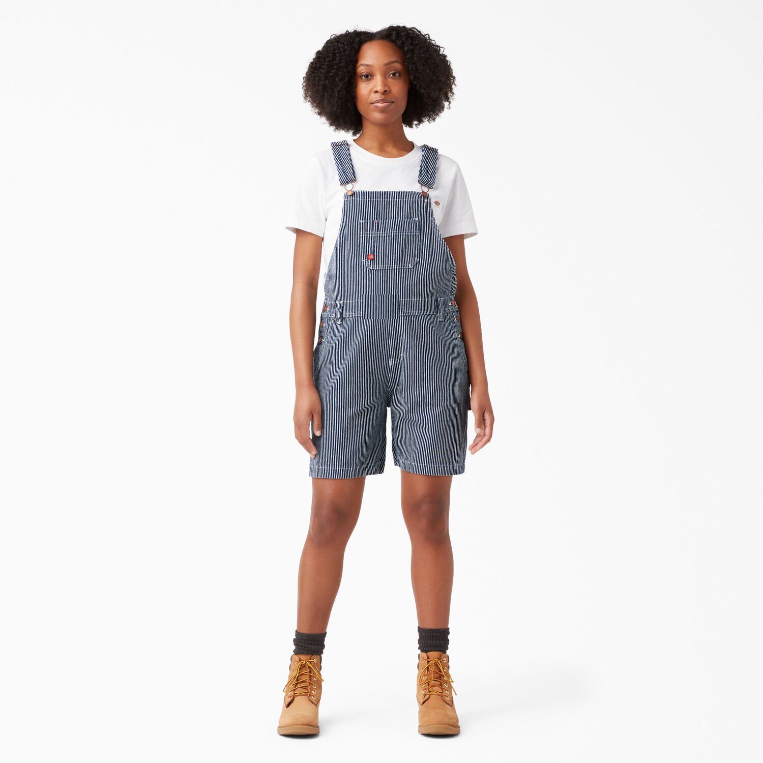 Dickies Women's 7-In Relaxed Fit Bib Shortalls