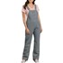 Dickies Women's Bib Overalls in Hickory Stripes
