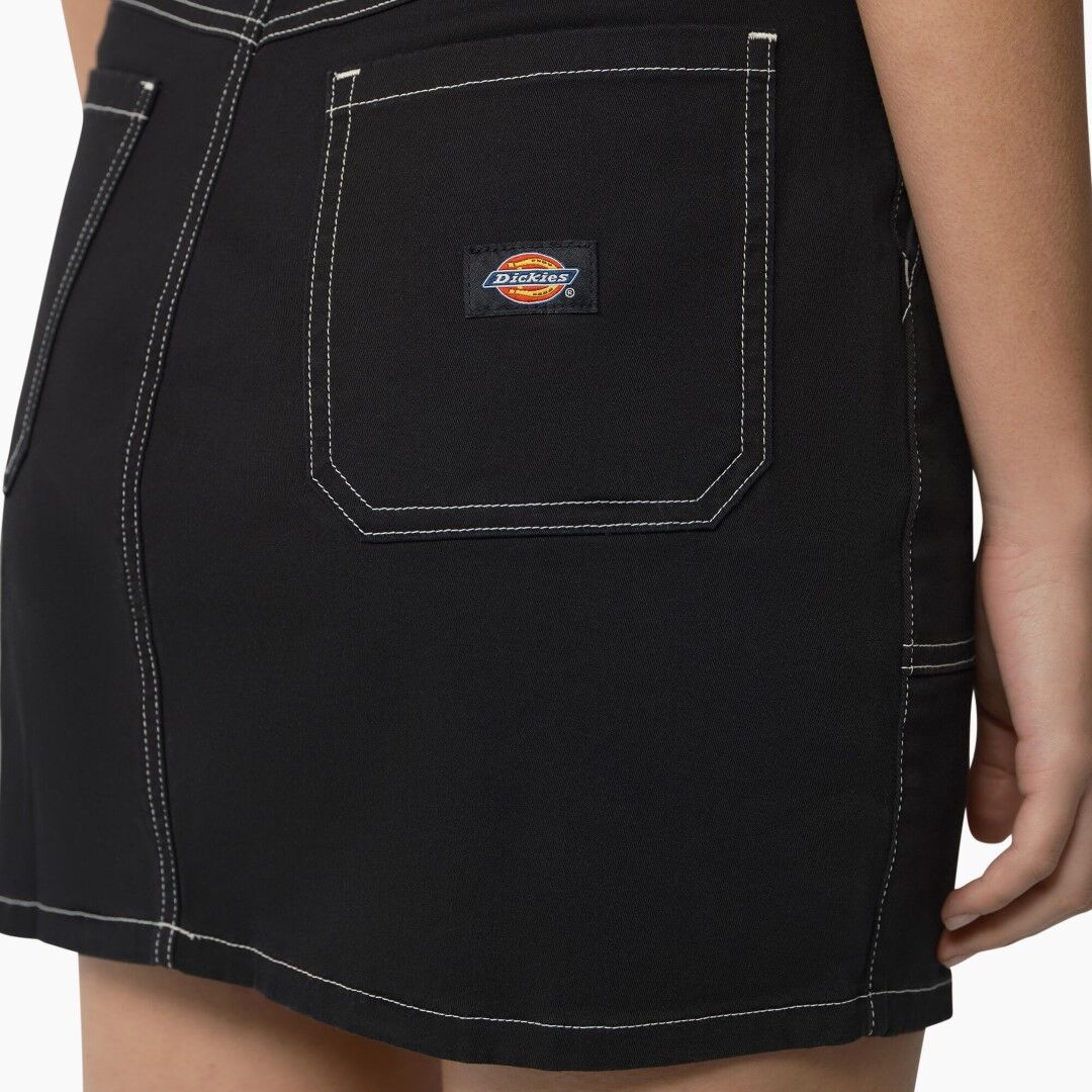 Dickies Women's High Waisted Carpenter Skirt in Black