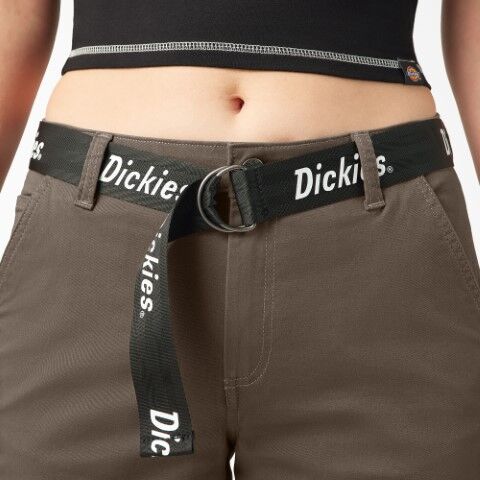 Dickies Women's Relaxed Fit Carpenter Pants in Mushroom