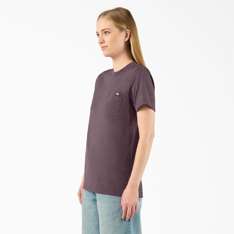 Dickies Women's Heavyweight Short Sleeve Pocket T-Shirt