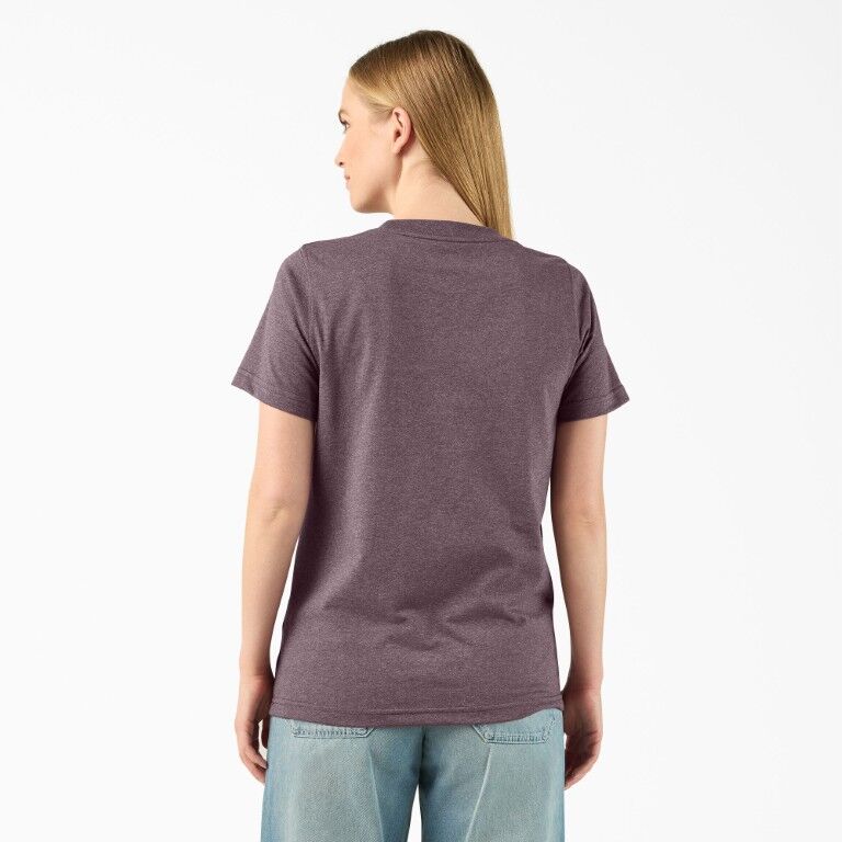 Dickies Women's Heavyweight Short Sleeve Pocket T-Shirt