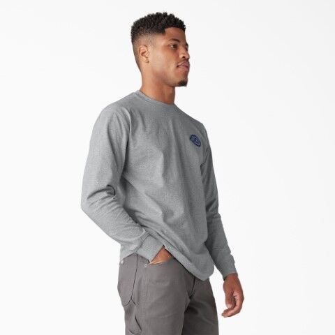 Dickies Men's Long Sleeve Heavyweight Logo T-Shirt