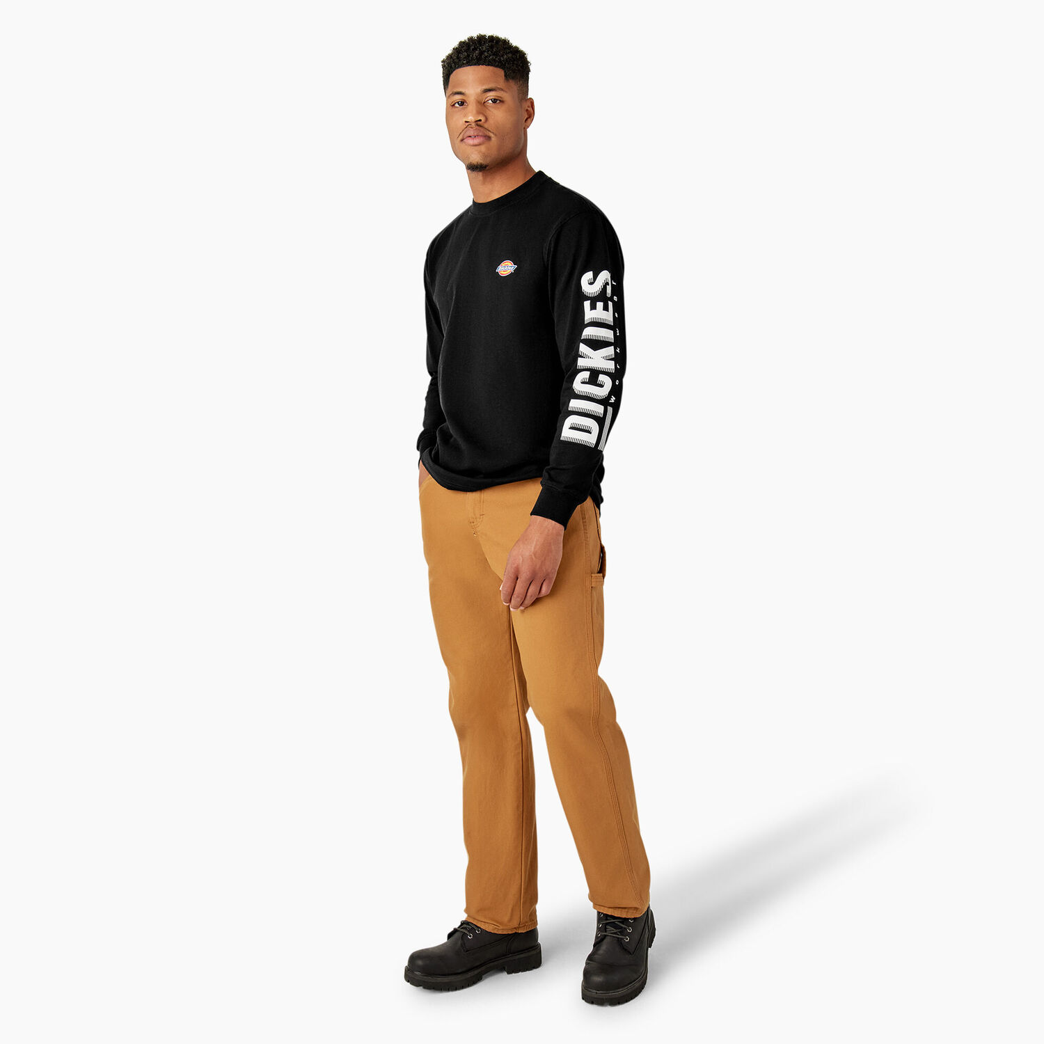 Dickies Men's Long Sleeve Workwear Graphic T-Shirt