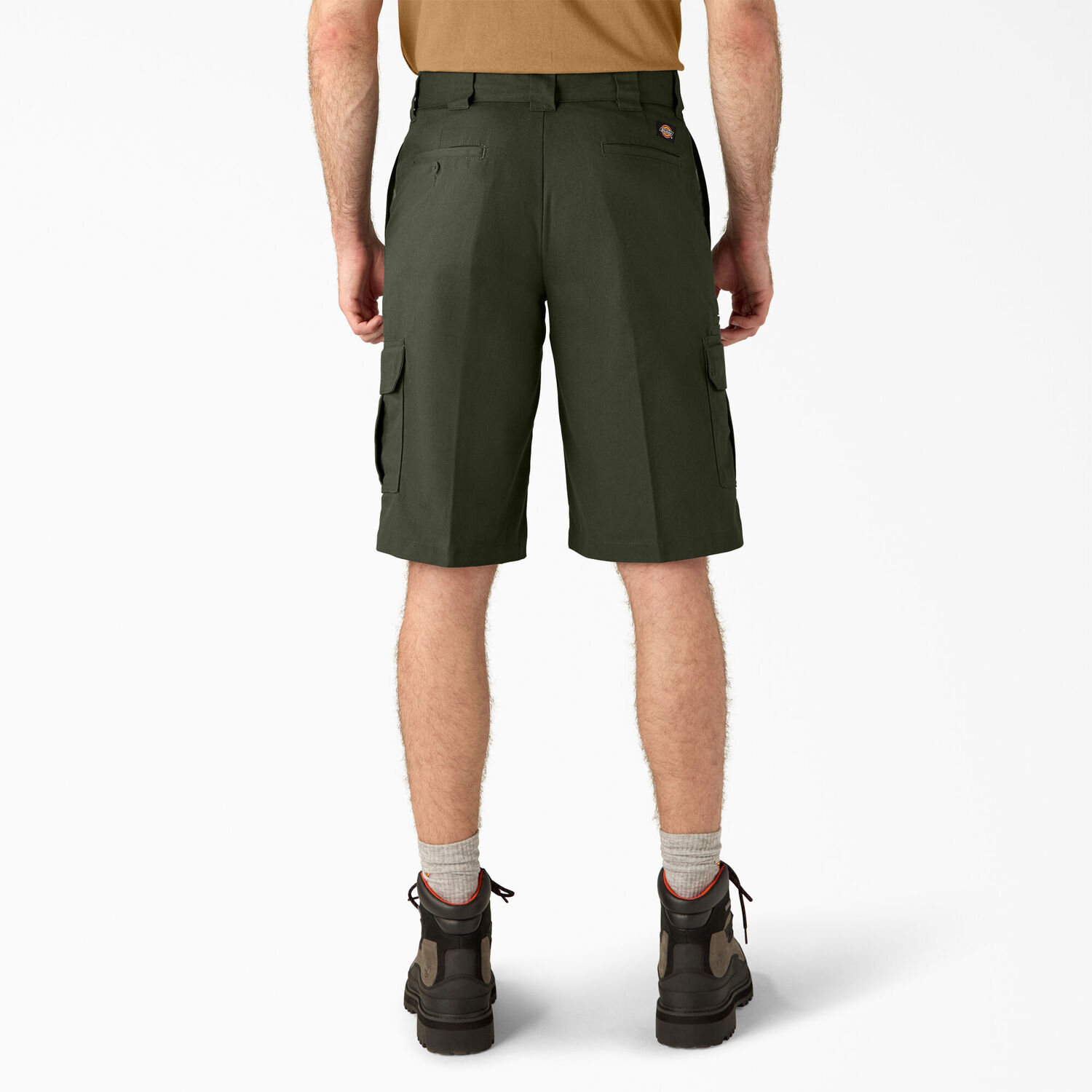 Dickies Men's FLEX Relaxed Fit Cargo Shorts in Olive Green