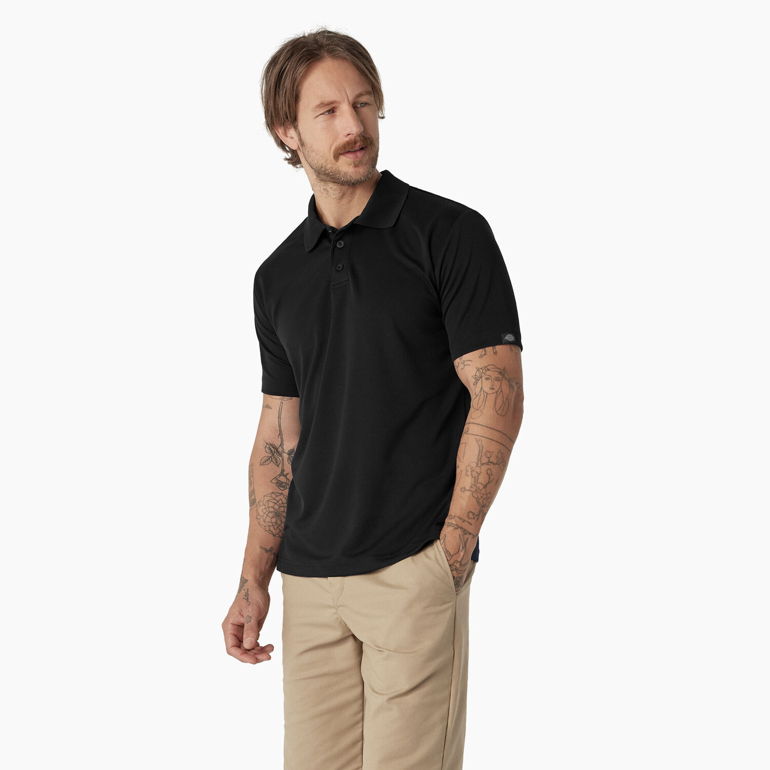Dickies Men's Short Sleeve Performance Polo Shirt