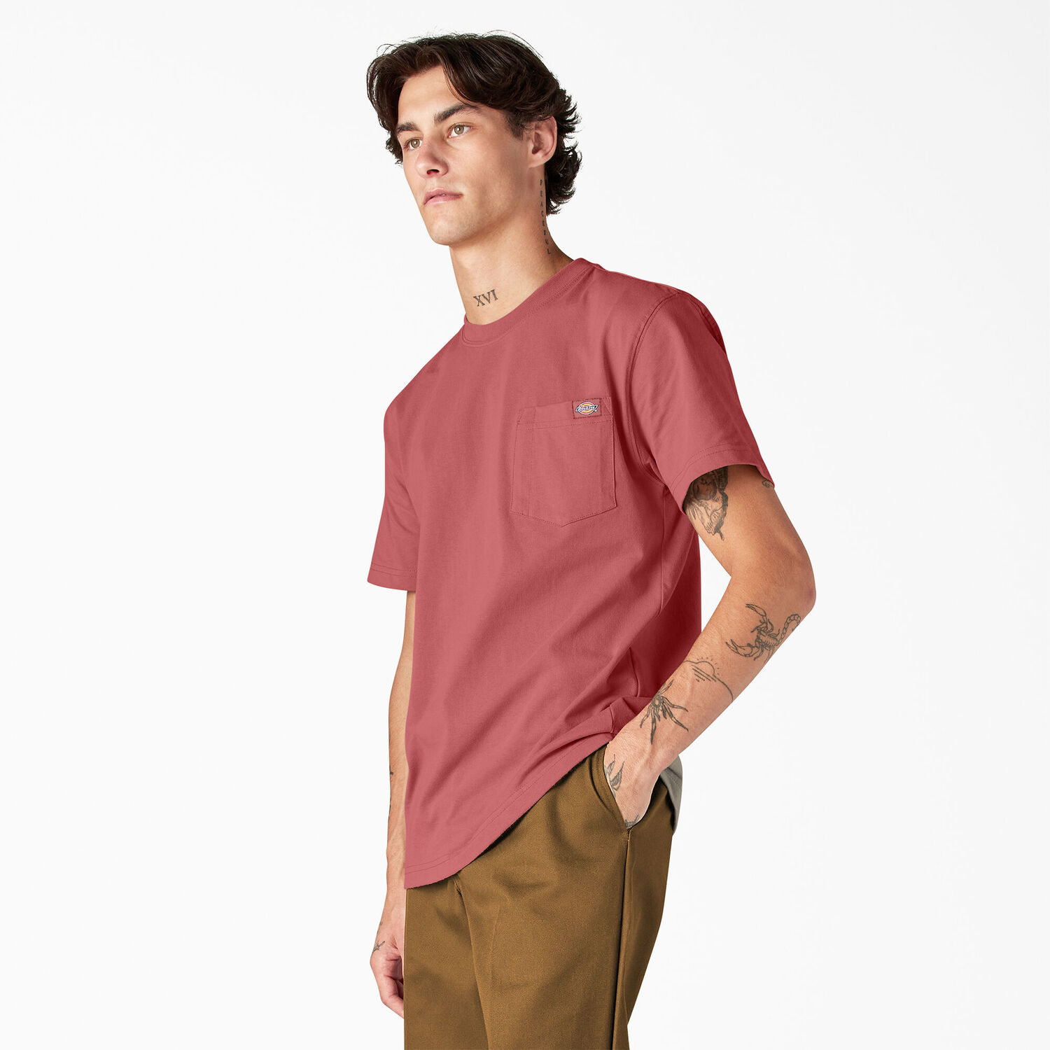 Dickie Men's Heavyweight Short Sleeve Pocket T-Shirt