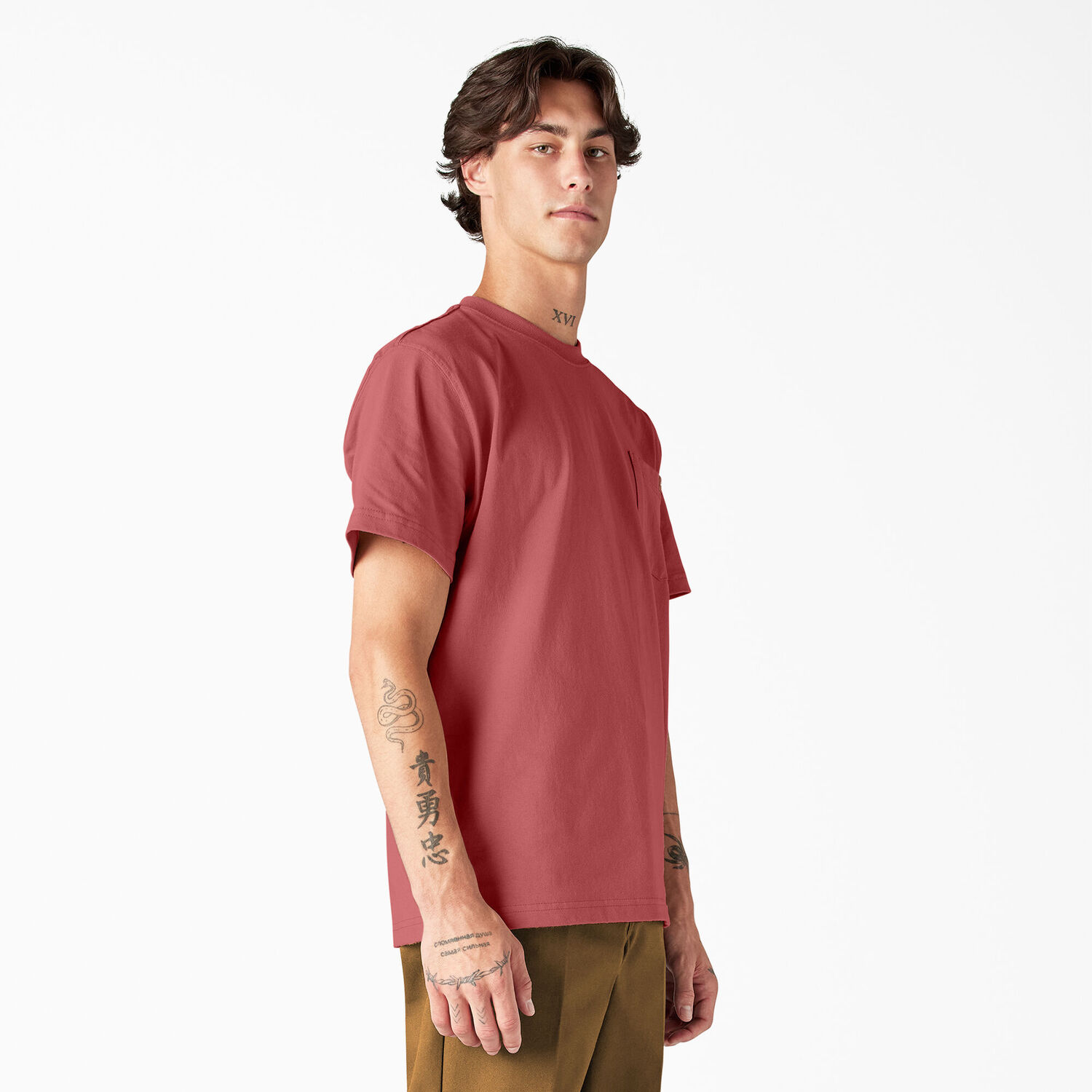 Dickie Men's Heavyweight Short Sleeve Pocket T-Shirt