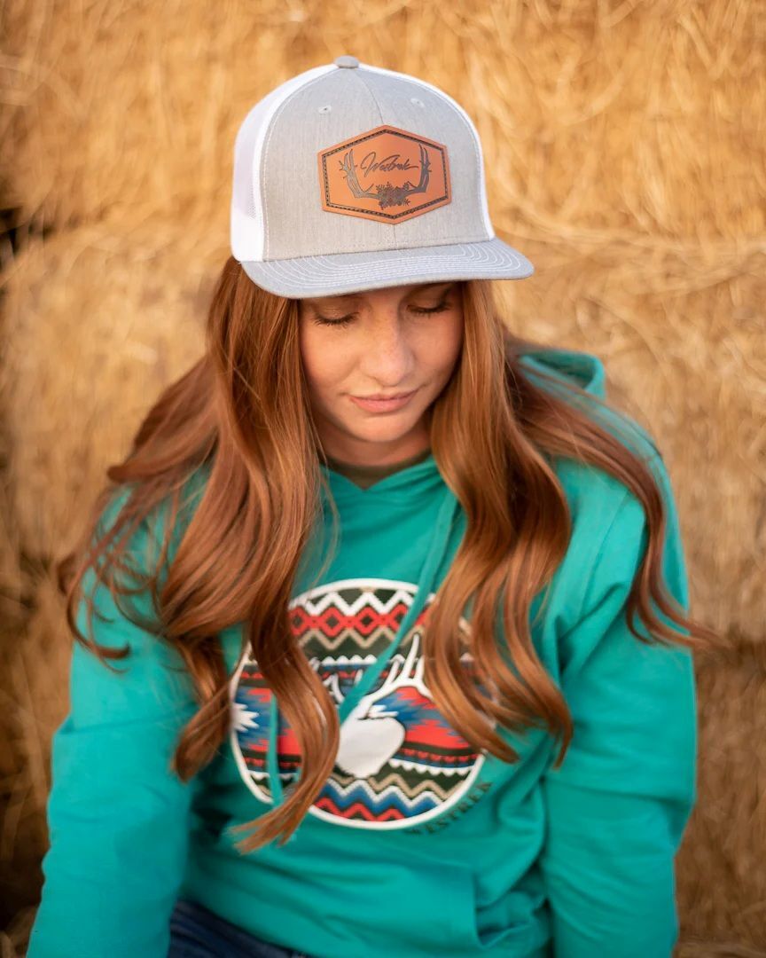 Westrek Women's Floral Antler Hat