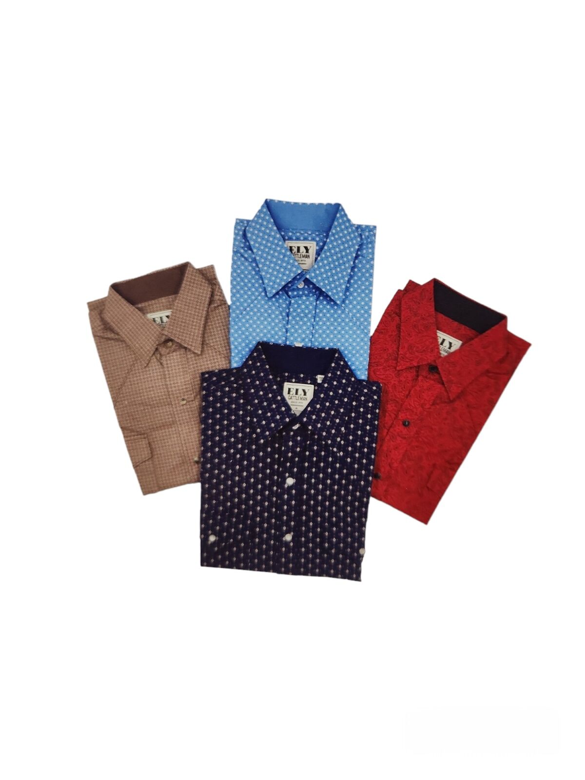 Ely Cattleman Men's Fashion Plaid Short Sleeve Shirt