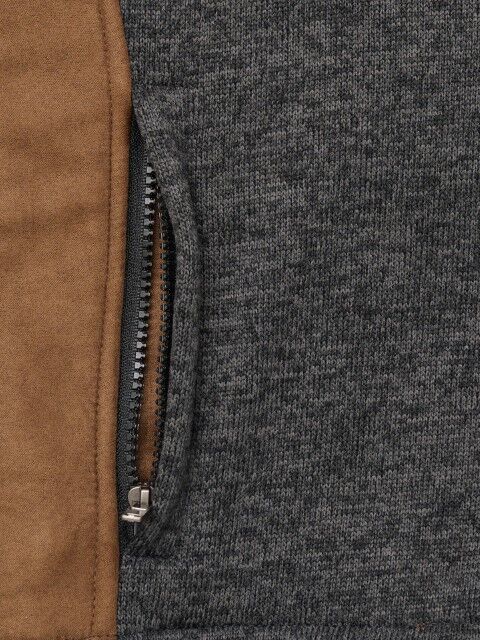 Ely Cattleman Men's Knit Contrast Full Zip Jacket