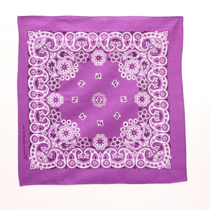 M & F Western Dark Purple Bandana