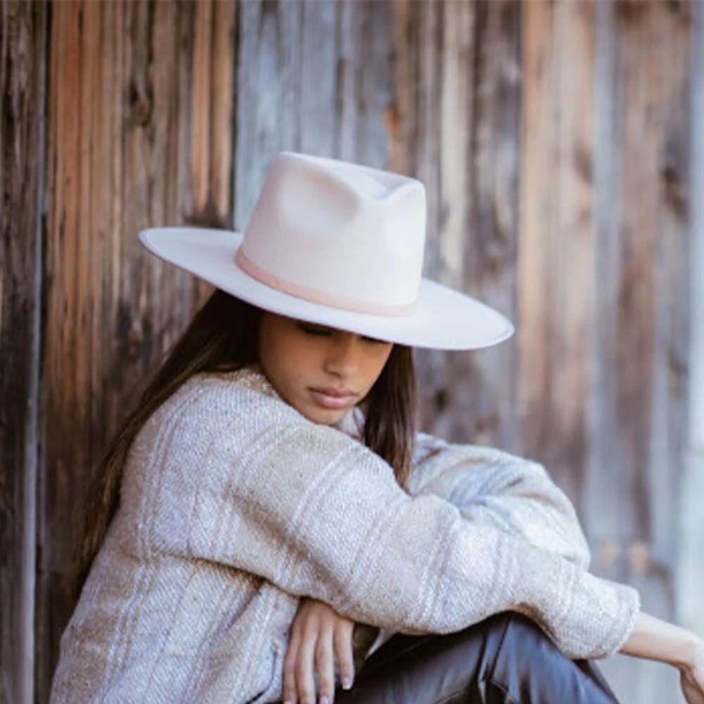 Biltmore Women's Hard Candy Wool Hat in Blush