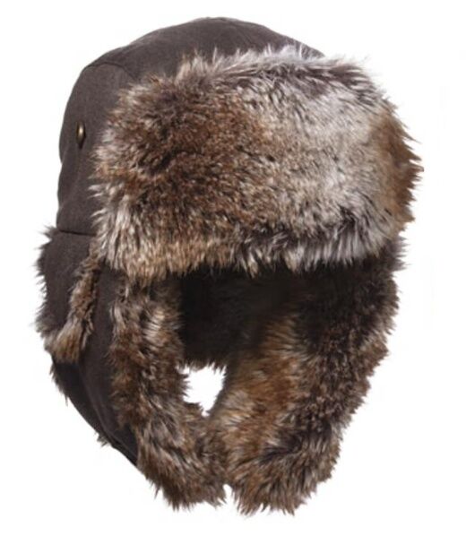 Dorfman Hat Co. Men's Bismark Weathered Cotton Blend Trooper Hat