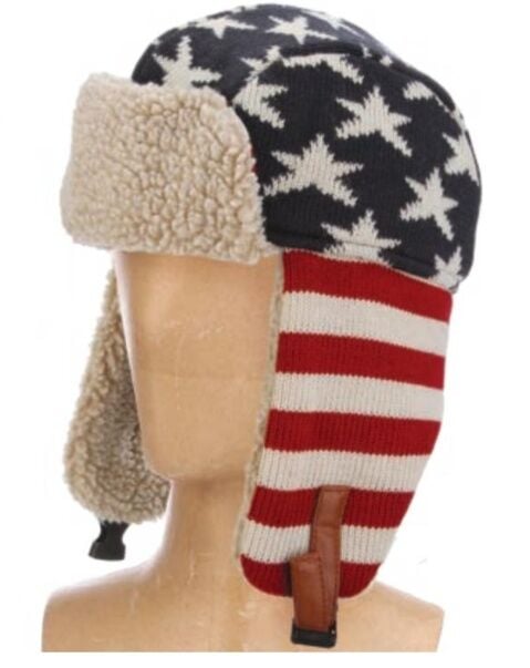 Dorfman Hat Co. Men's American Knit Trooper Hat