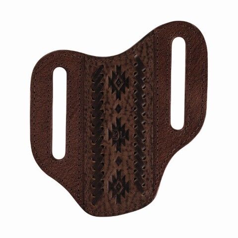 Red Dirt Hat Co. Men's Card Case With Magnet Clip Embossed With Whip Stitch