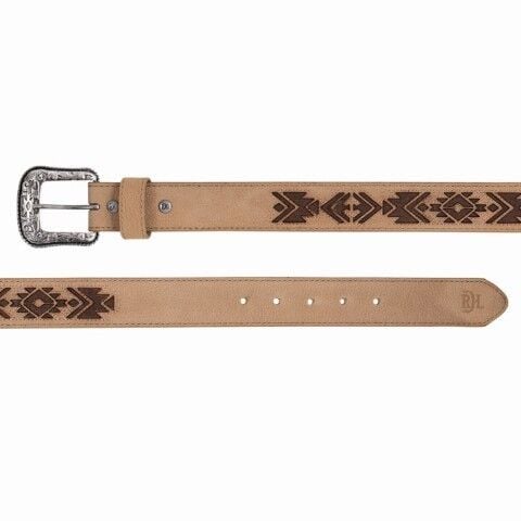 Red Dirt Hat Co. Women's Bone Southwestern Design Belt