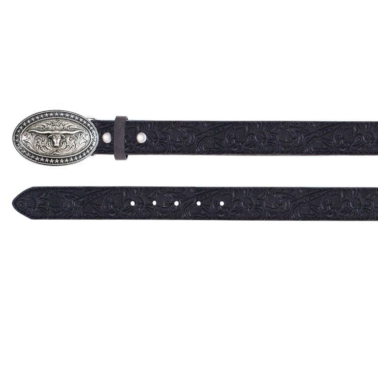 Arena Ace Boy's Bel With Oak Leaf Emboss