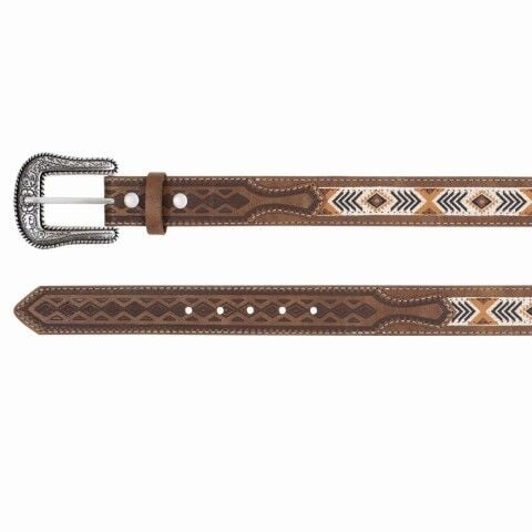 Arena Ace Boy's Belt With Southwestern Ribbon