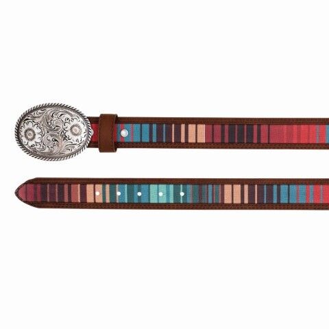 Catchfly Women's Belt With Multicolored Stripes