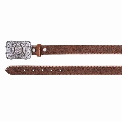 Catchfly Girl's Tooled Belt