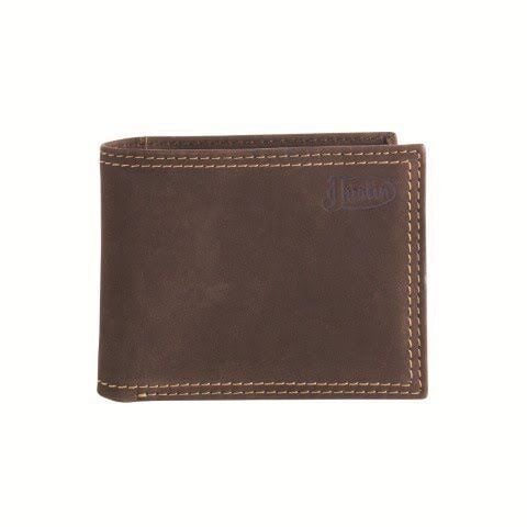 Justin Men's Genuine Leather Bifold Wallet - Wallets | JustinBoots