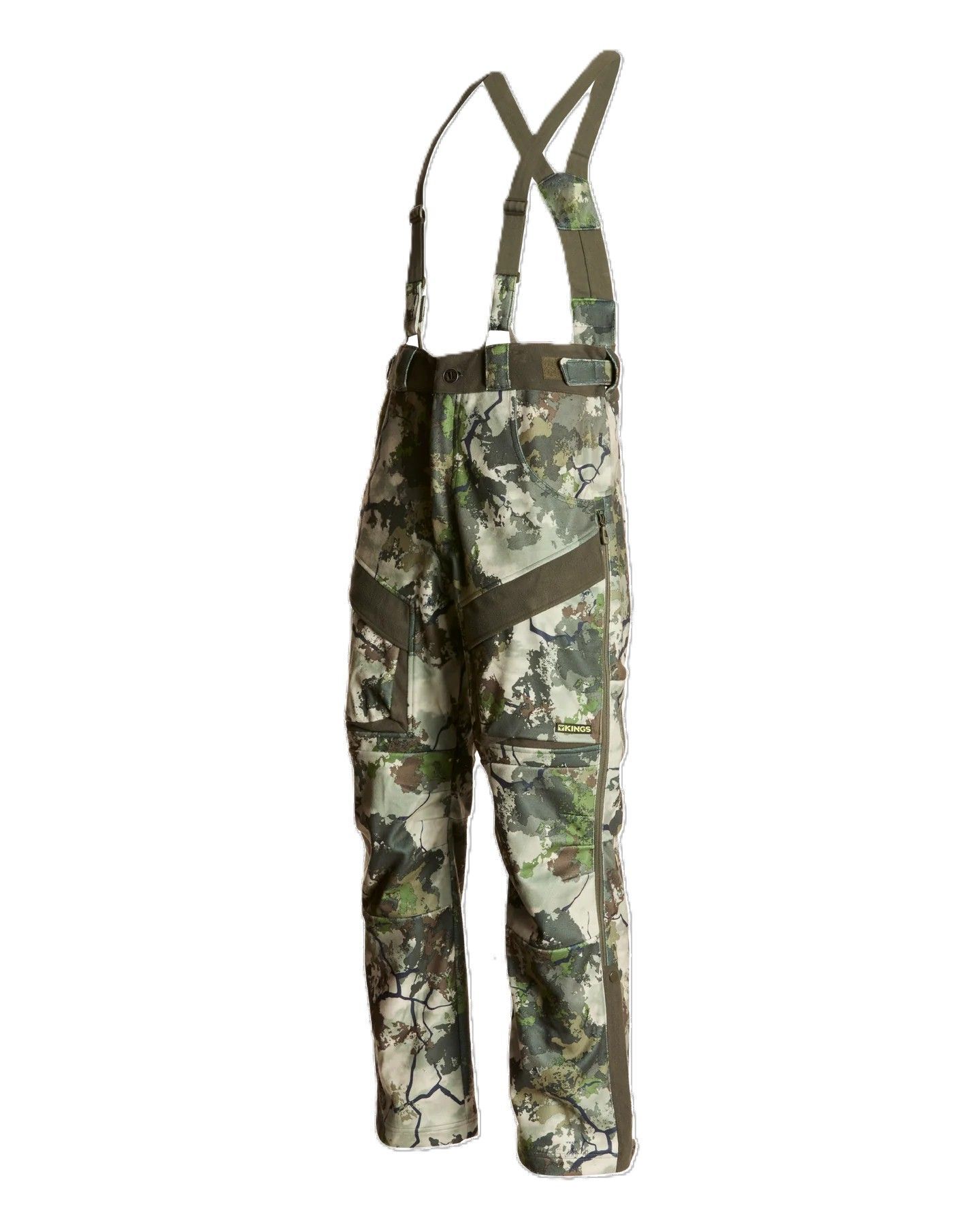 King's Camo Men's Hunter Wind-Defender Pro Fleece Bib