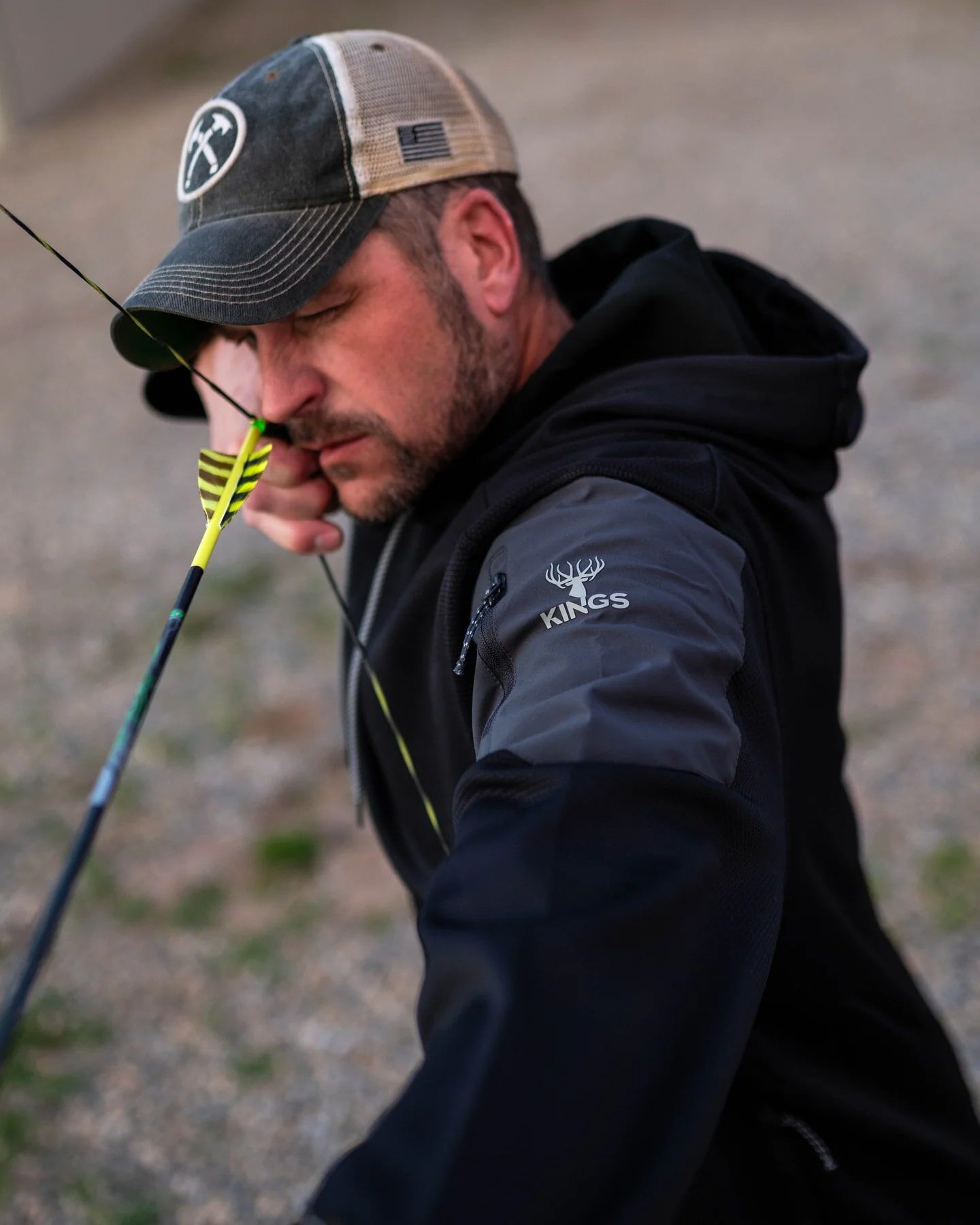 King's Camo Men's Kings Grid Hoodie