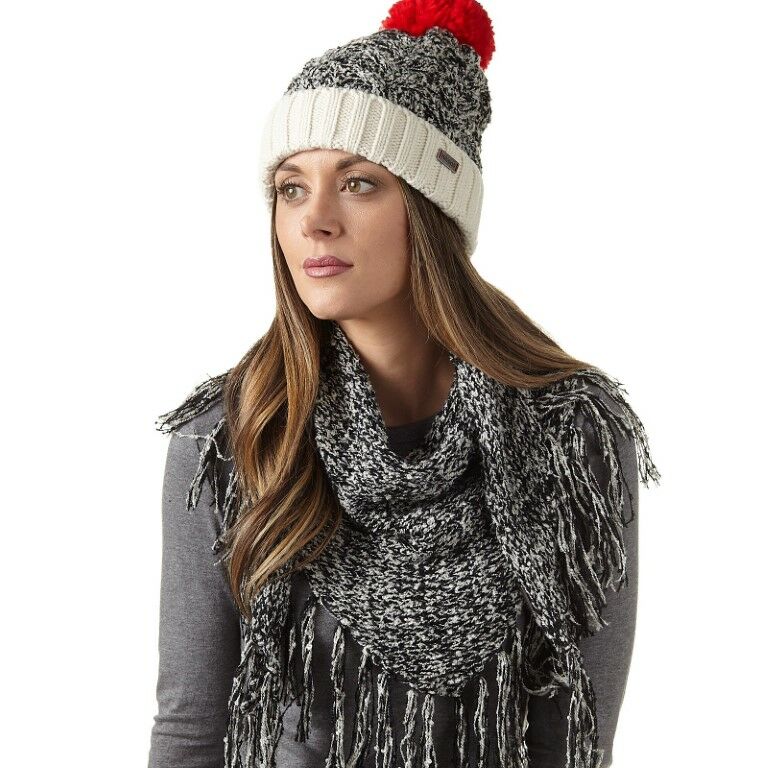 Igloos Outdoor Women's Boucle Cuff Cap With Pom