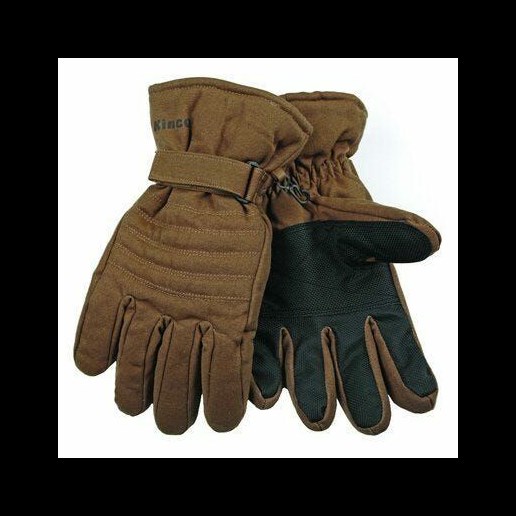 Kinco Men's Duck Gloves in Brown