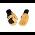 Kinco Men's Lined Grain Pigskin Palm Knit Wrist Glove in Tan