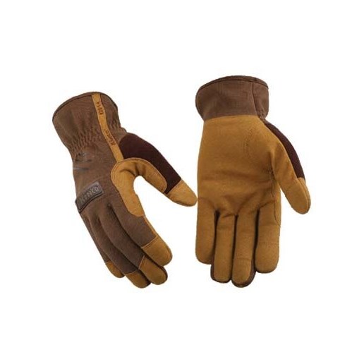 Kinco Men's Synthetic Gloves in Brown