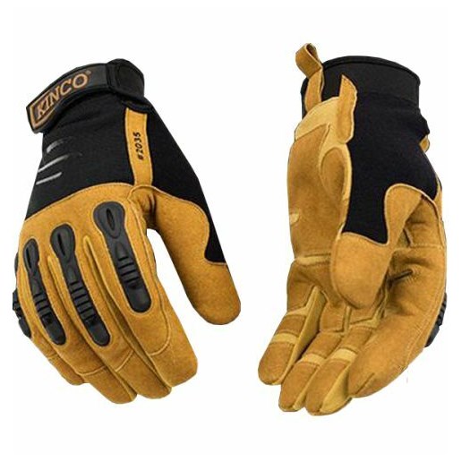 Kinco Men's Foreman Synthetic Impact Protection in Black/Tan