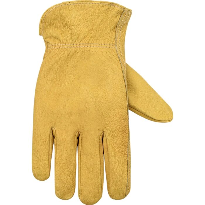 Kinco Grain Deerskin Driver Gloves in Golden