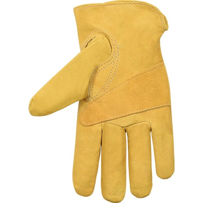 Kinco Grain Deerskin Driver Gloves in Golden