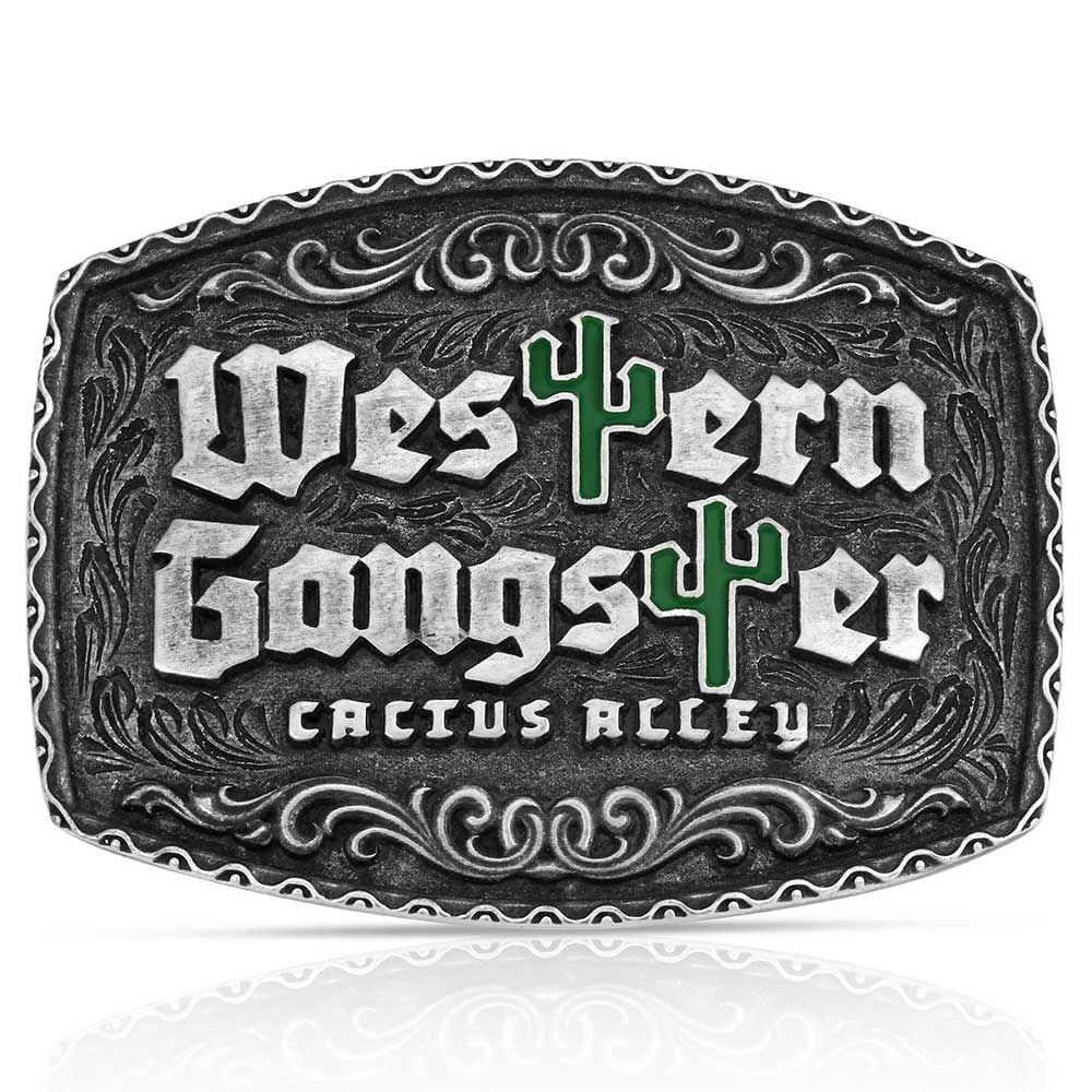 Montana Silversmiths Men's Western Gangster Buckle