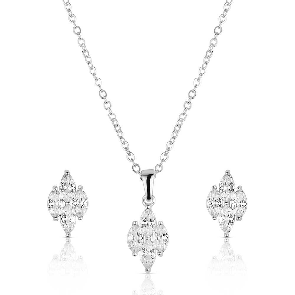 Montana Silversmiths Women's Snowdrift Cluster Jewelry Set